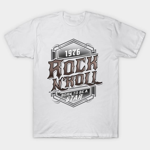 'Born to be a Rock Star' Amazing Rock n Roll Rocker Gift T-Shirt by ourwackyhome